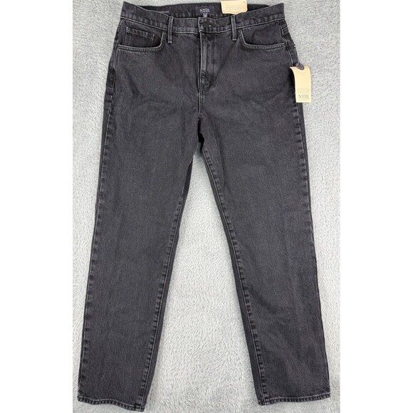 NYDJ Women's Size 31 Brooke High-Rise Loose Straight Jeans In Vintage Black - Picture 3 of 12